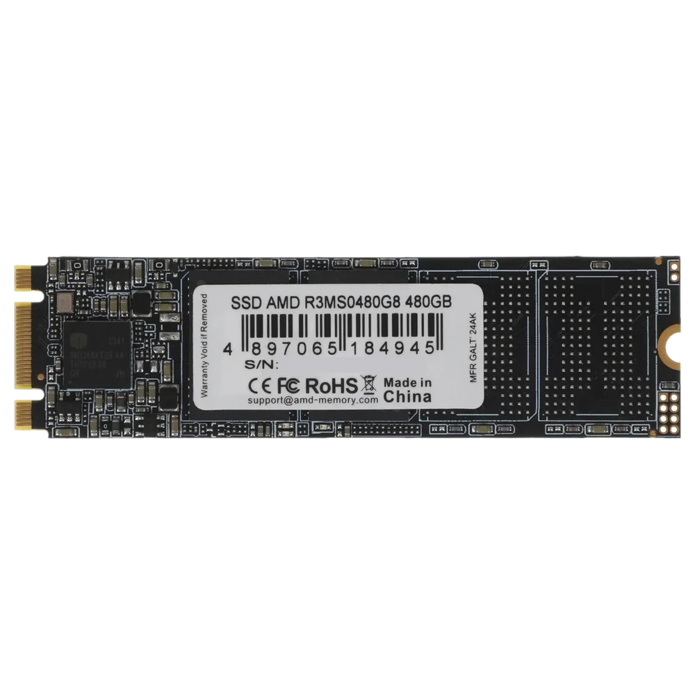 Твердотельный накопитель SSD AMD Radeon M2.2280 480GB R3 Series