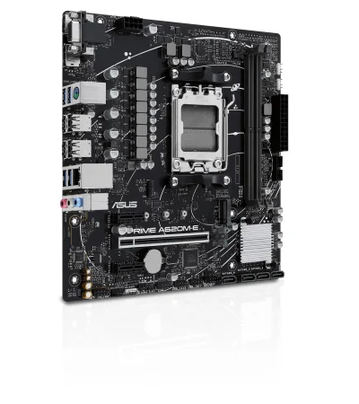 Материнская плата ASUS PRIME A620M-E-CSM, AM5, A620, 2*DDR5, 4*SATA, 1*M.2, 4*USB 3.2, 4*USB 2.0, 2*PCIx16, 2*PCIx1, DP+HDMI+VGA, mATX; 90MB1F50-M0EAYC
