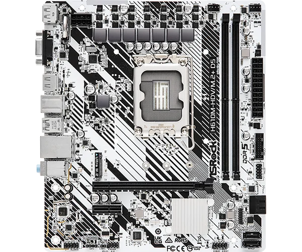 ASROCK H610M-HDV/M.2+ D5 {LGA 1700, Intel H610, mATX} RTL