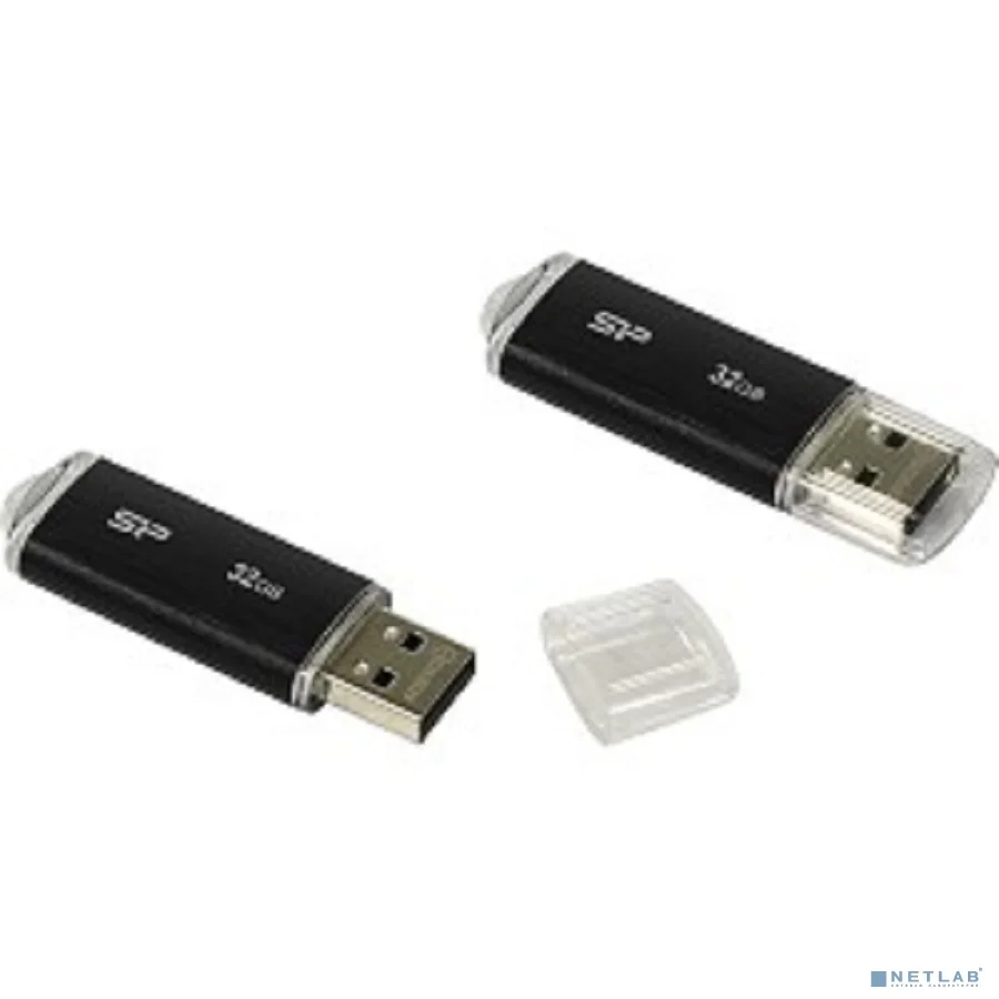 Silicon Power USB Drive 32Gb Ultima-II SP032GBUF2U02V1K {USB2.0, Black}