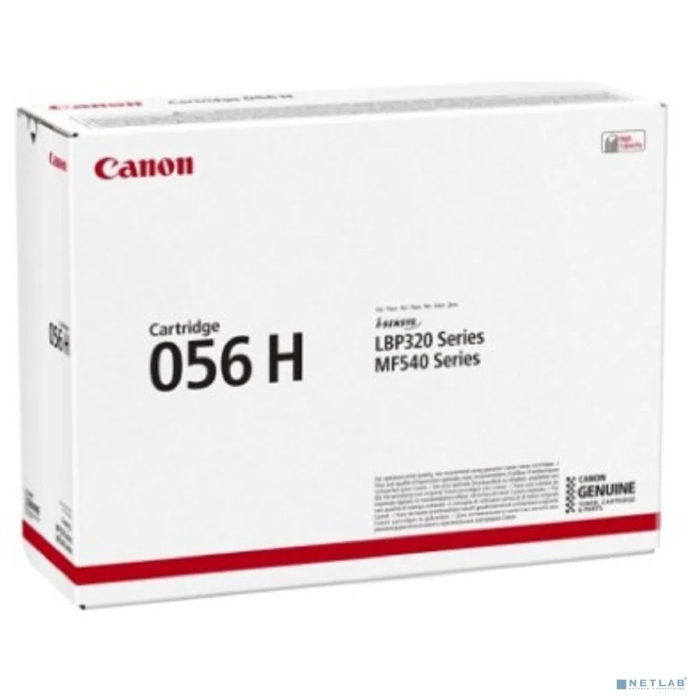 Картридж Canon 056H черный, 21000 стр., для LBP325x/MF543x/MF542x