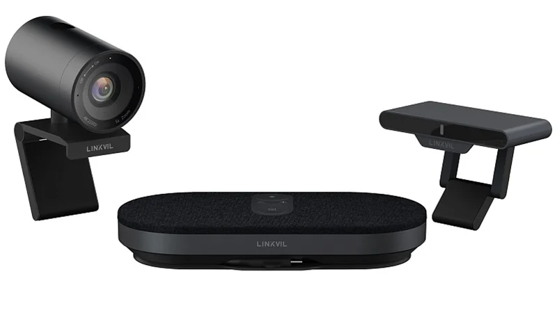 Конференц система LINKVIL CA400 All-in-one решение для ВКС: MS10+RC10+CM70; 4K UHD One-click Screen-sharing, Wireless HDMI and camera support, Auto-framing