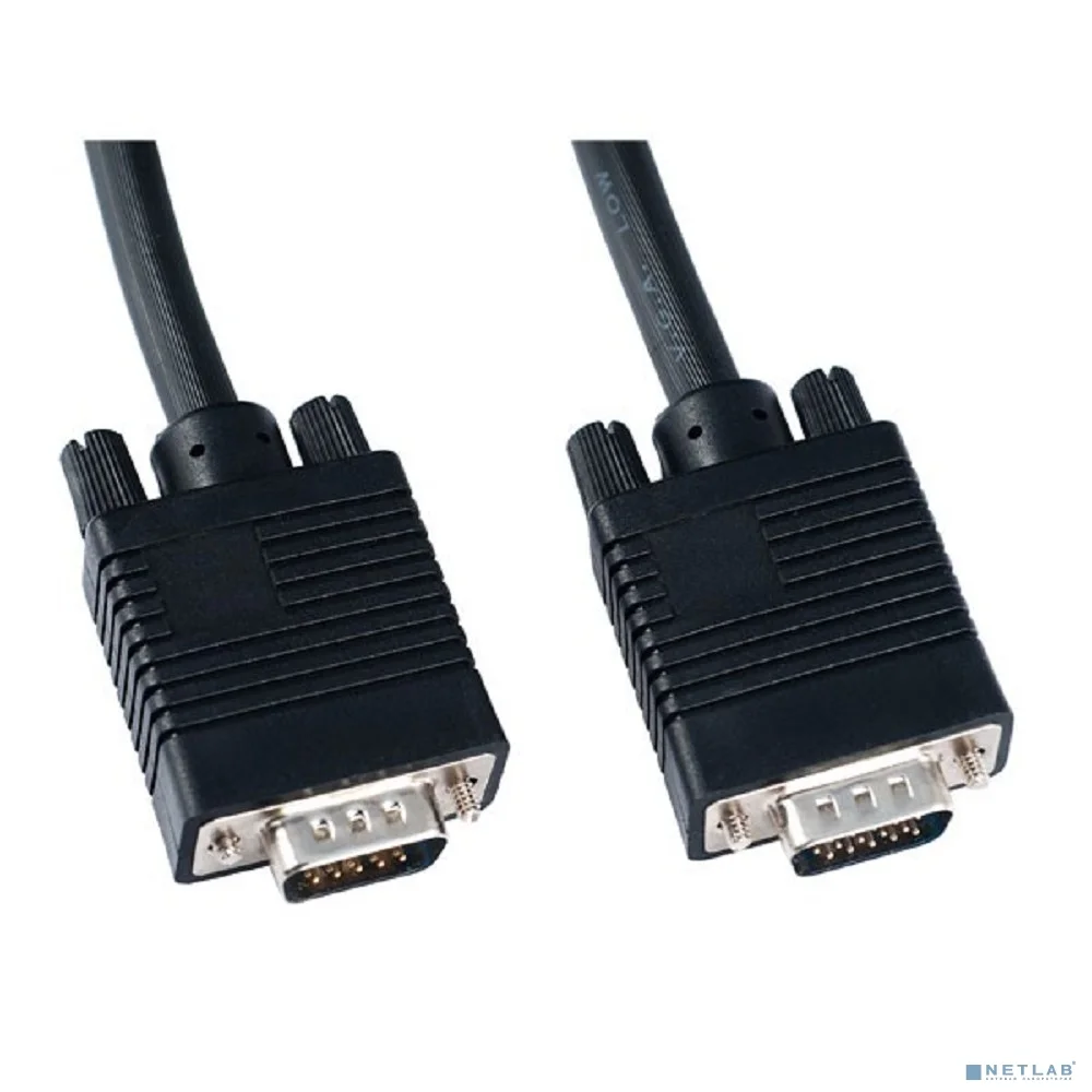 PERFEO Кабель VGA/SVGA вилка - VGA/SVGA вилка, с ф/фильтрами, длина 3 м. (V7002)