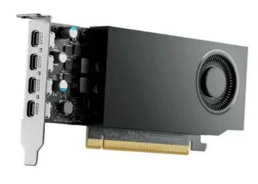 Видеокарта Nvidia RTX A1000 8GB GDDR6, 4x Mini DisplayPort 1.4a, 50W, FH bracket