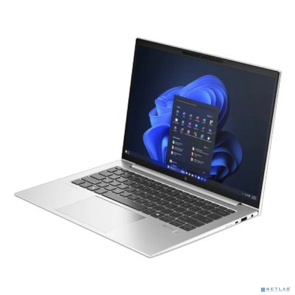 Ноутбук HP EliteBook 840 G11 Intel Core Ultra7-165U vPro,14" WUXGA (1920x1200) IPS 800cd Sure View IR AG,16Gb DDR5-5600MHz(2),512Gb SSD NVMe,Al Case,56Wh,FPS,!ENG! Kbd Backlit,1.42kg,Silver,1y,Win11Pro (кабел