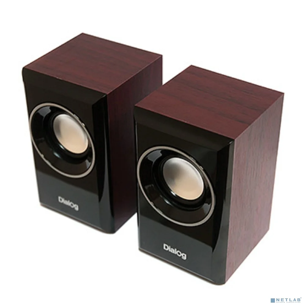 Dialog Stride AST-15UP CHERRY - акустические колонки 2.0, 6W RMS, вишневые, питание от USB