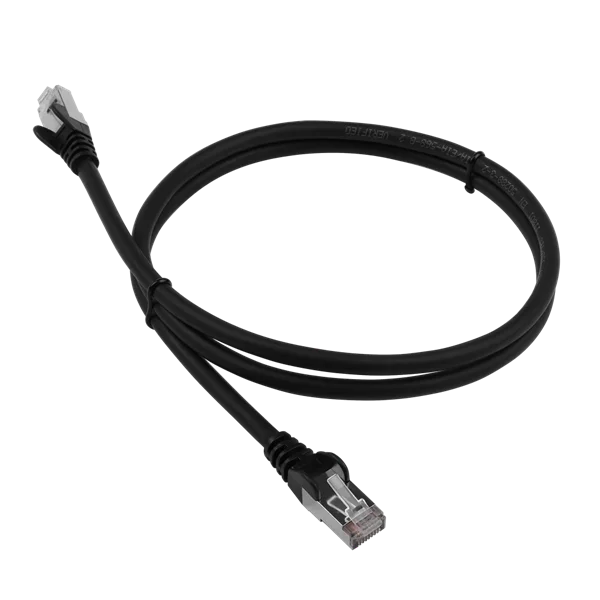 Патч-корд Патч-корд LANMASTER LSZH FTP кат.6, 2.0 м, черный