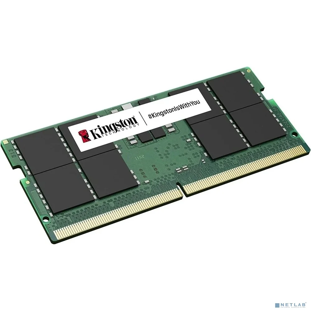 Kingston DDR5 SODIMM 16GB 5600MHz KCP556SS8-16 RTL PC5-44800 CL46 262-pin 1.1В single rank Ret
