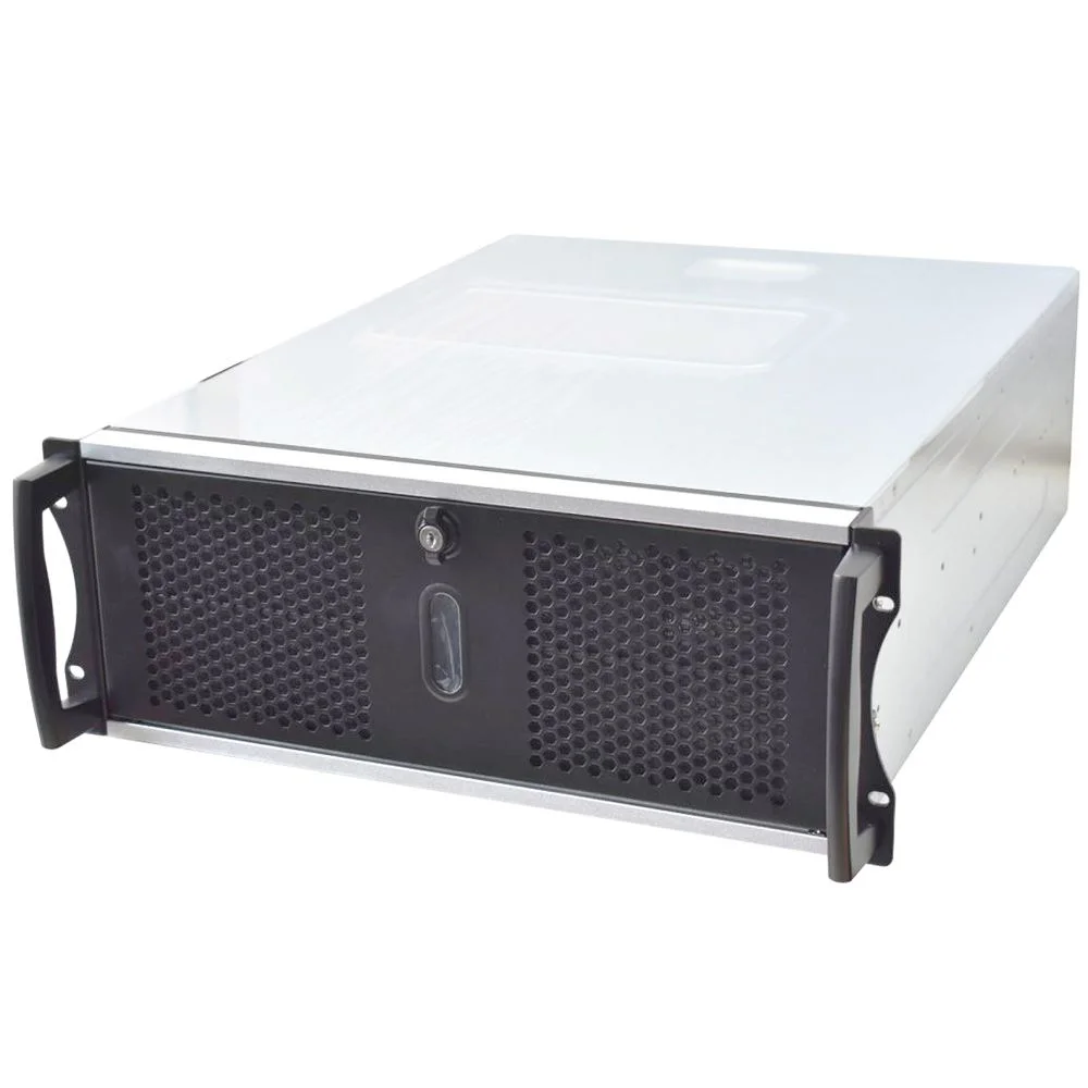 Корпус Chenbro RM41300-FS81-U3 (RM4130OH12*13729) For Tesla GPU (можно установить 4шт Tesla/Quadro), MB 12"x13", 3x5.25"+2x3.5"+4x Internal 3.5+Slim ODD, 120mm FAN, wo PSU