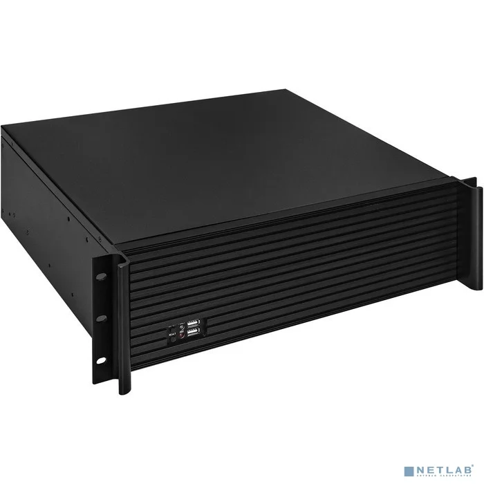 Exegate EX293195RUS Серверный корпус ExeGate Pro 3U390-11 <RM 19", высота 3U, глубина 390, БП 800RADS, USB>