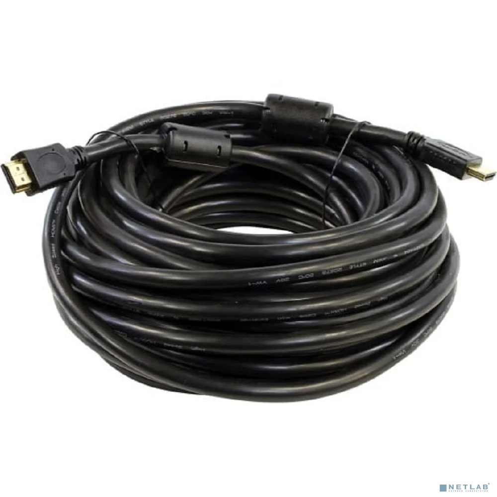 5bites APC-014-150 Кабель HDMI M / HDMI M V1.4b, высокоскоростной, ethernet+3D, зол.разъемы, ферр.кольца, 15м.