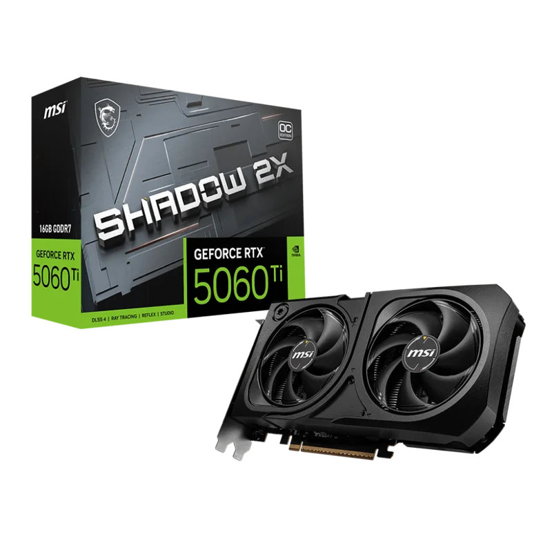 MSI GeForce RTX 5060 Ti 16G SHADOW 2X OC PLUS