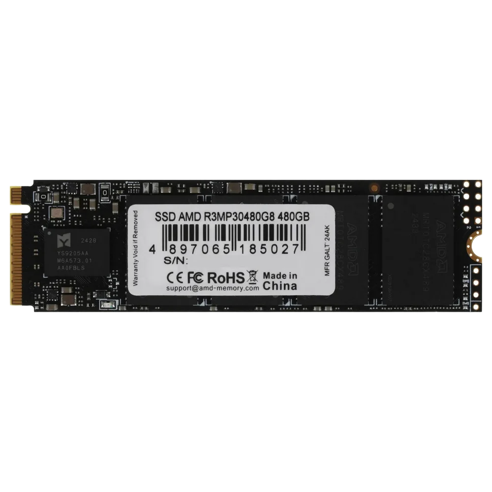 Твердотельный накопитель SSD AMD Radeon R3 Series M2.2280 480GB