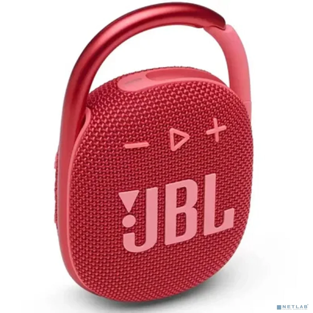 Динамик JBL Портативная акустическая система JBL CLIP 4, красная