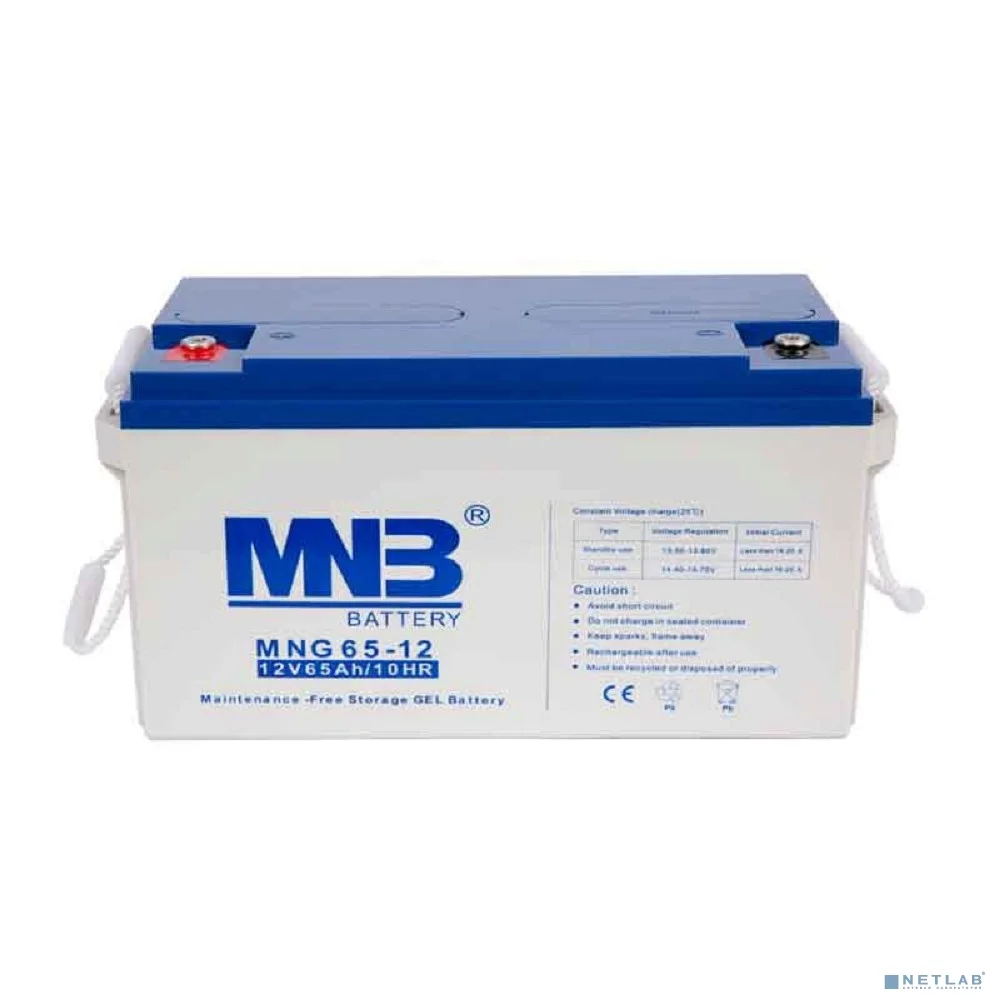 MNB Battery MNB MNG 65-12 (12V/65Ah) M6 {00-00000028}