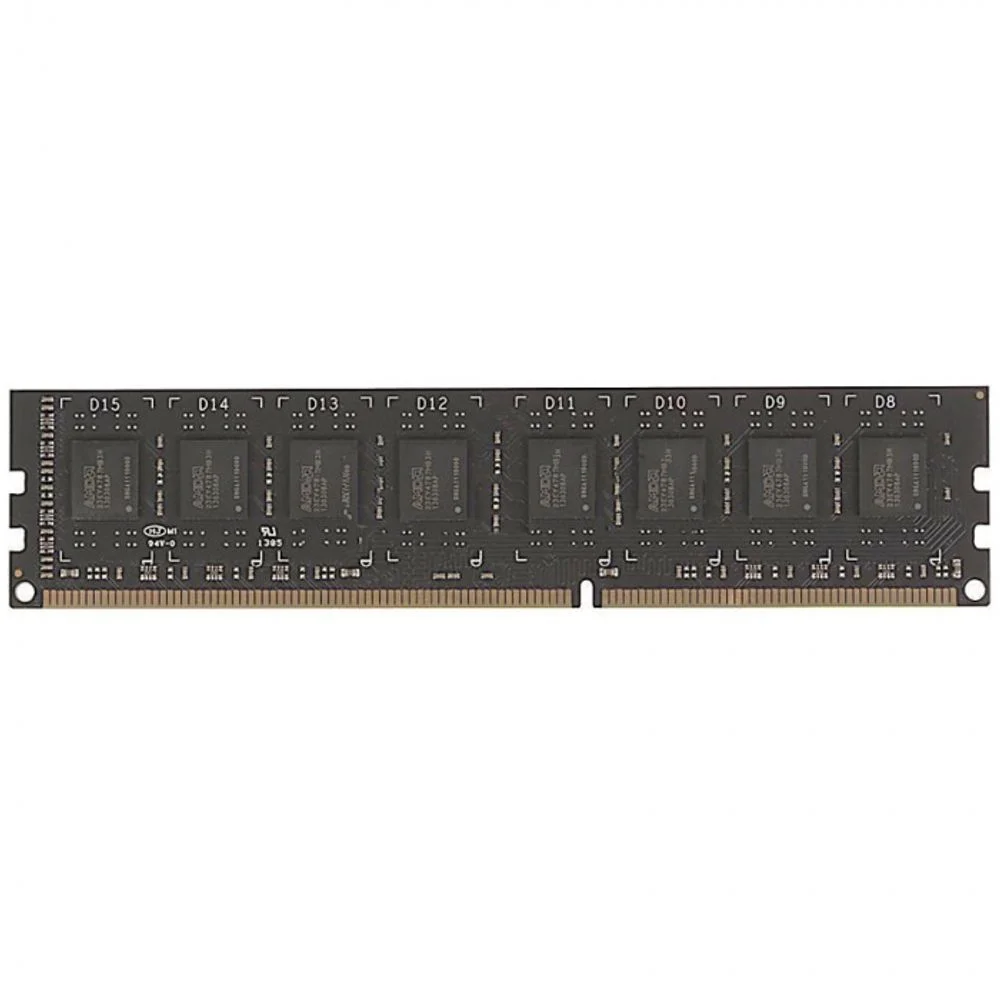 Модуль памяти AMD Radeon 8GB DDR3 1600 DIMM R5 Entertainment Series Black R538G1601U2S-U Non-ECC, CL11, 1.5V, R538G1601U2S-U Retail (180183)