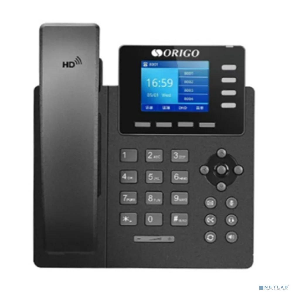 ORIGO OPH400/A1B IP-телефон с цветным дисплеем 2.8", 1000Base-T WAN PoE, 1000Base-T LAN, c адаптером питания