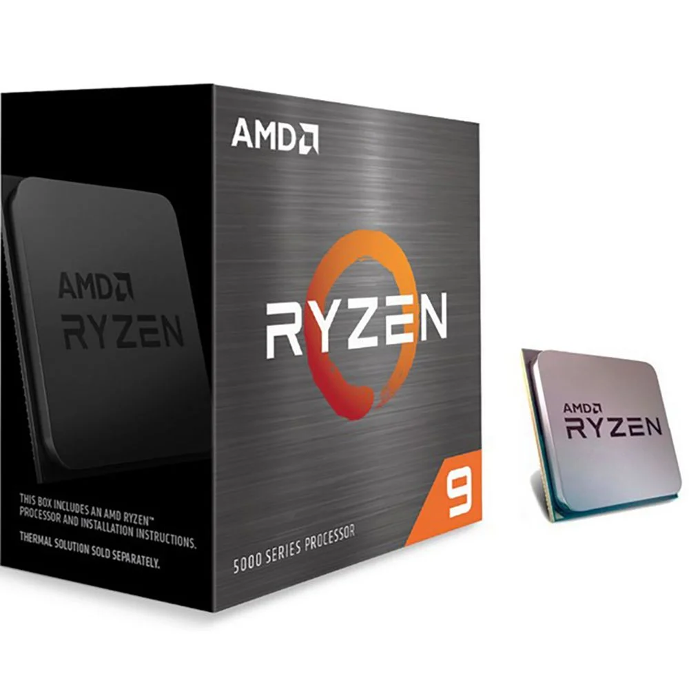 Центральный Процессор AMD RYZEN 9 5900X BOX (100-100000061WOF)(Vermeer, 7nm, C12/T24, Base 3,70GHz, Turbo 4,80GHz, Without Graphics, L3 64Mb, TDP 105W, w/o cooler, SAM4) (312738)