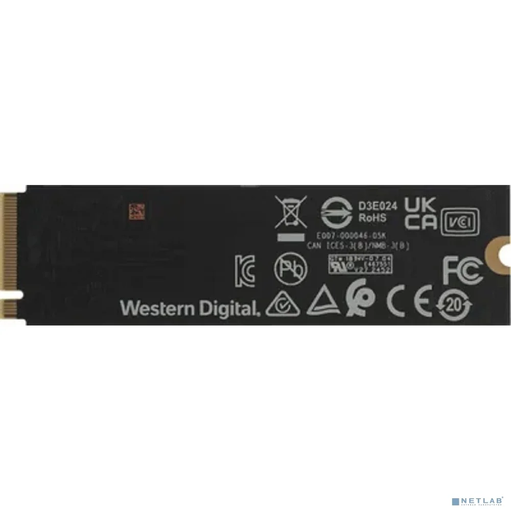 Твердотельный накопитель SSD Western Digital M.2 2280 1TB Green WDS100T4G0E PCIe Gen4 x4, NVMe