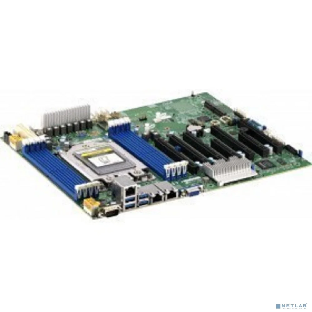 Материнская плата SuperMicro MBD-H12SSL-I-B Intelligent Platform Management Interface, Single AMD EPYC™ 7003/7002 Series Processor,2TB Registered ECC DDR4 3200MHz SDRAM in 8 DIMMs,5 PCI-E 4.0 x16,2 PCI-E 4.0 x8,8 SATA3, 2 M.2