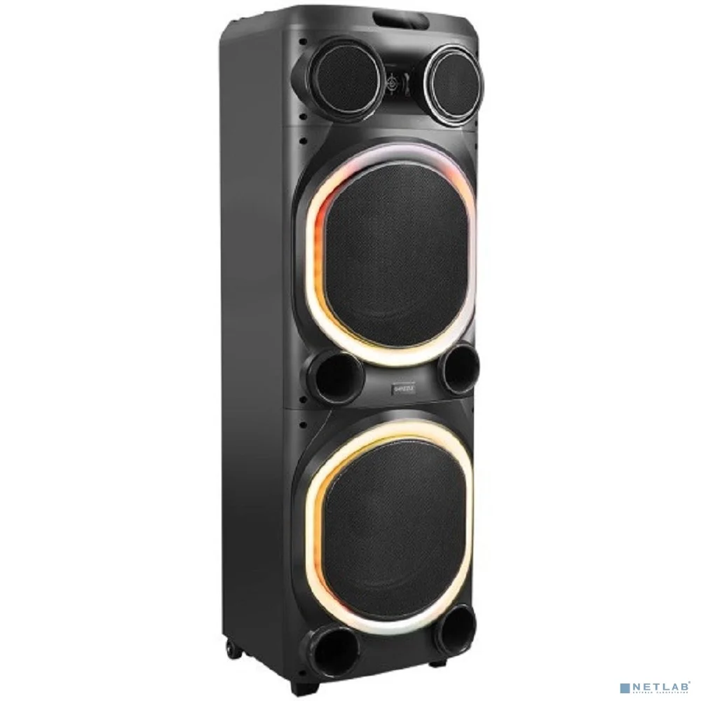 Ginzzu GM-204, Акустическая система Midi, BT/USB/TF/FM/MIC/ДУ