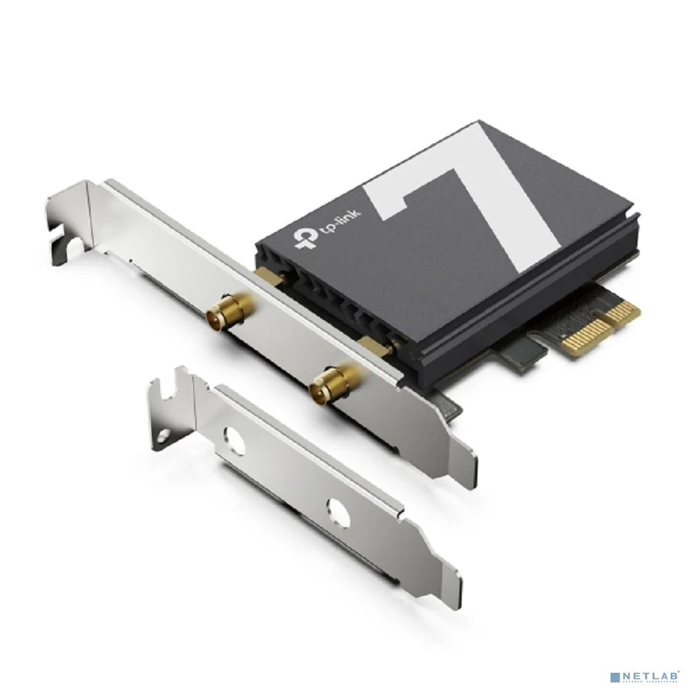 TP-Link Archer TBE550E BE9300 Трехдиапазонный беспроводной PCI Express-адаптер Wi-Fi 7 с поддержкой Bluetooth 5.4