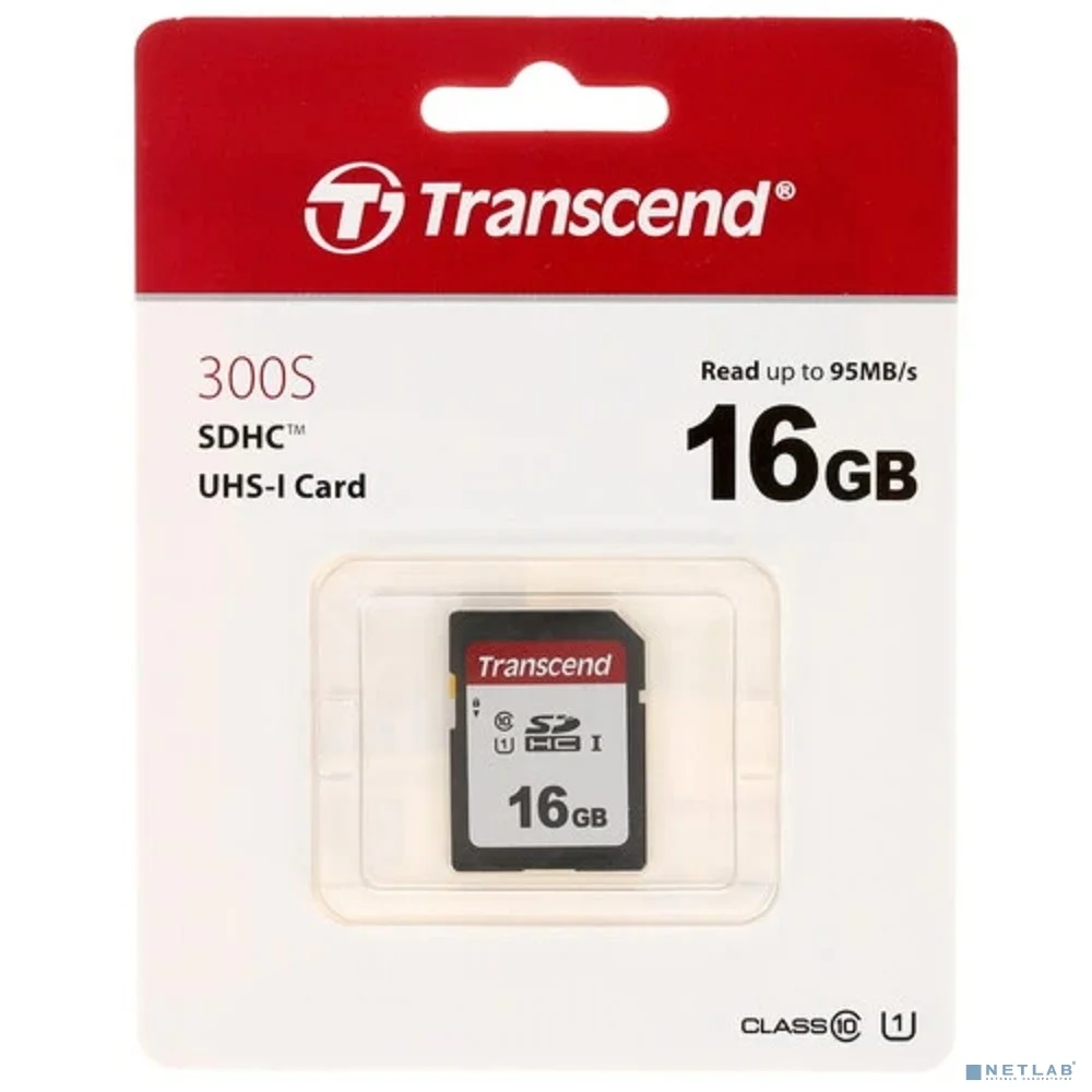SecureDigital 16Gb Transcend TS16GSDC300S {SDHC Class 10, UHS-I}