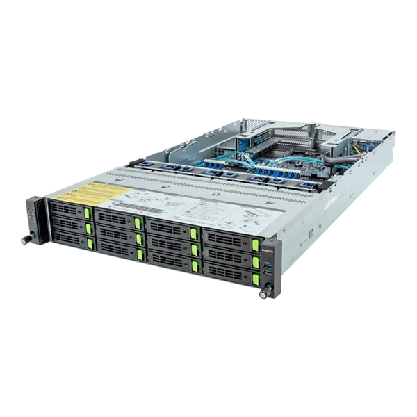 Шасси серверное Gigabyte Server Platform R283-S96 / 2U / 2xIntel (Gen 4/5) / 2xHS / 32xDIMM / 12xLFF NVME/SAS/SATA + 2xSFF SAS/SATA / 2x1GbE / 2xOCP 3.0 / 4xFHHL / 2x2000W / Rails / 1Y