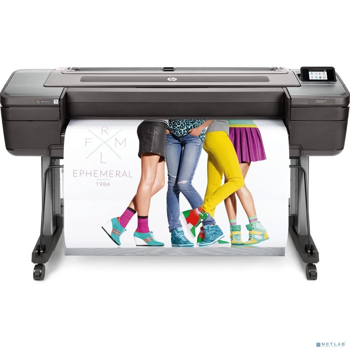 HP DesignJet Z9+ PS (44",9 colors, pigment ink, 2400x1200dpi,128 Gb(virtual),500 Gb HDD, GigEth/host USB type-A,stand,single sheet and roll feed,autocutter, PS, 1y warr)