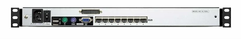 KVM переключатель ATEN 8P CAT-5 HIGH DENSITY DUAL RAIL LCD KVM*KL1508AN-AXA-RG 3
