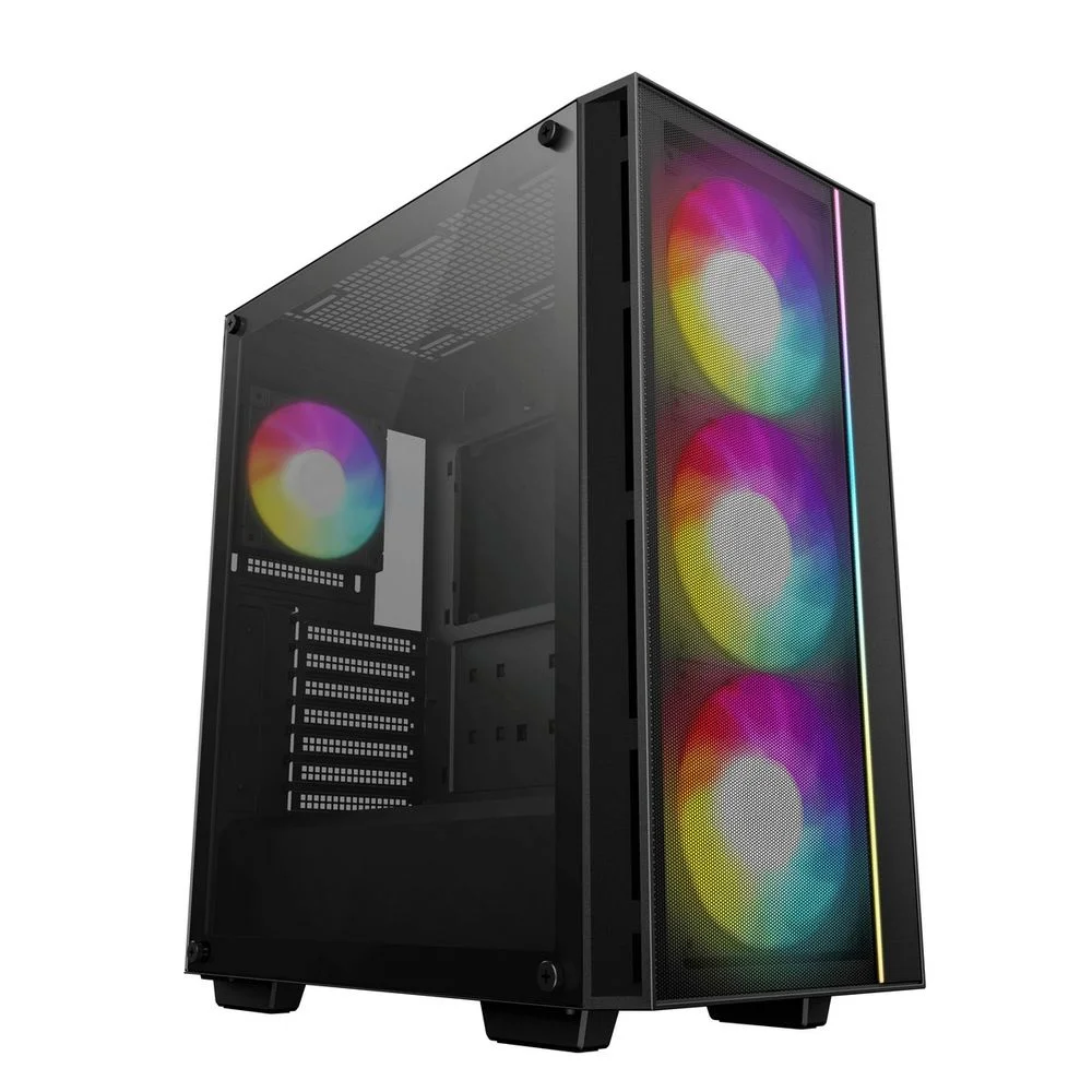 Deepcool MATREXX 55 MESH V4 Black (ATX, ARGB, без БП, 2xUSB3.2 Type-A) (R-MATREXX55-BKAGA4-G-4)