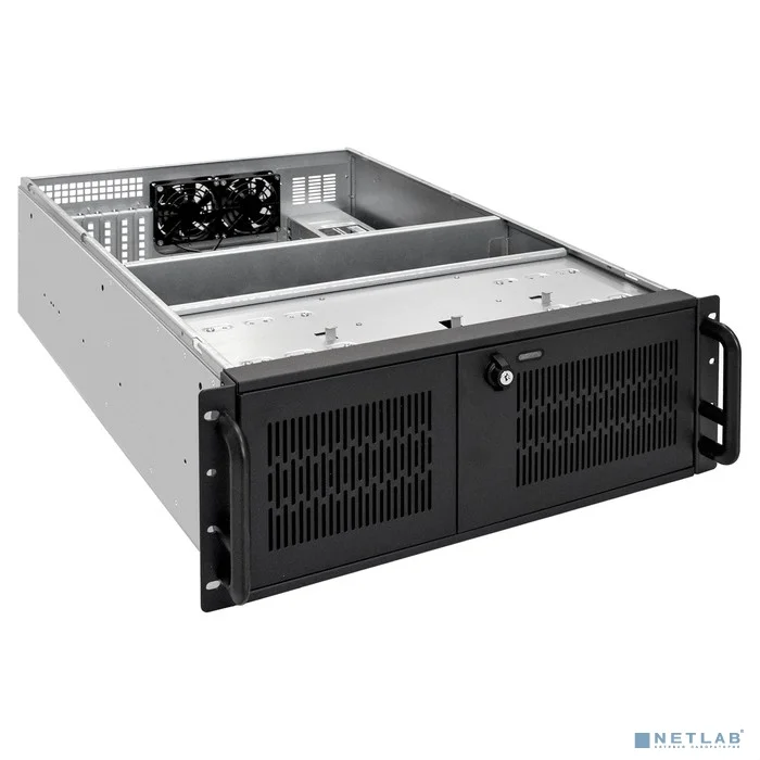 Exegate EX293879RUS Серверная платформа ExeGate Pro 4U650-010/4U4139L <RM 19", высота 4U, глубина 650, Redundant БП 2x1000W, USB>