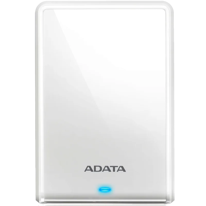 Жесткий диск внешний ADATA HV620 Slim AHV620S-2TU31-CWH 2ТВ 2.5" USB 3.1, 5400rpm, 11.5mm, White, RTL (463081)