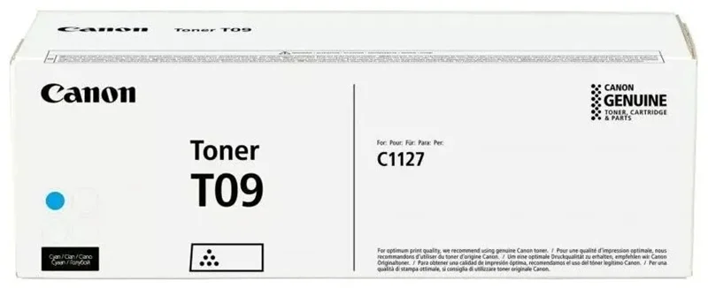 Тонер-картридж Canon T09 C голубой для i-SENSYS X C1127iF/C1127i/C1127P (5 900 стр.)