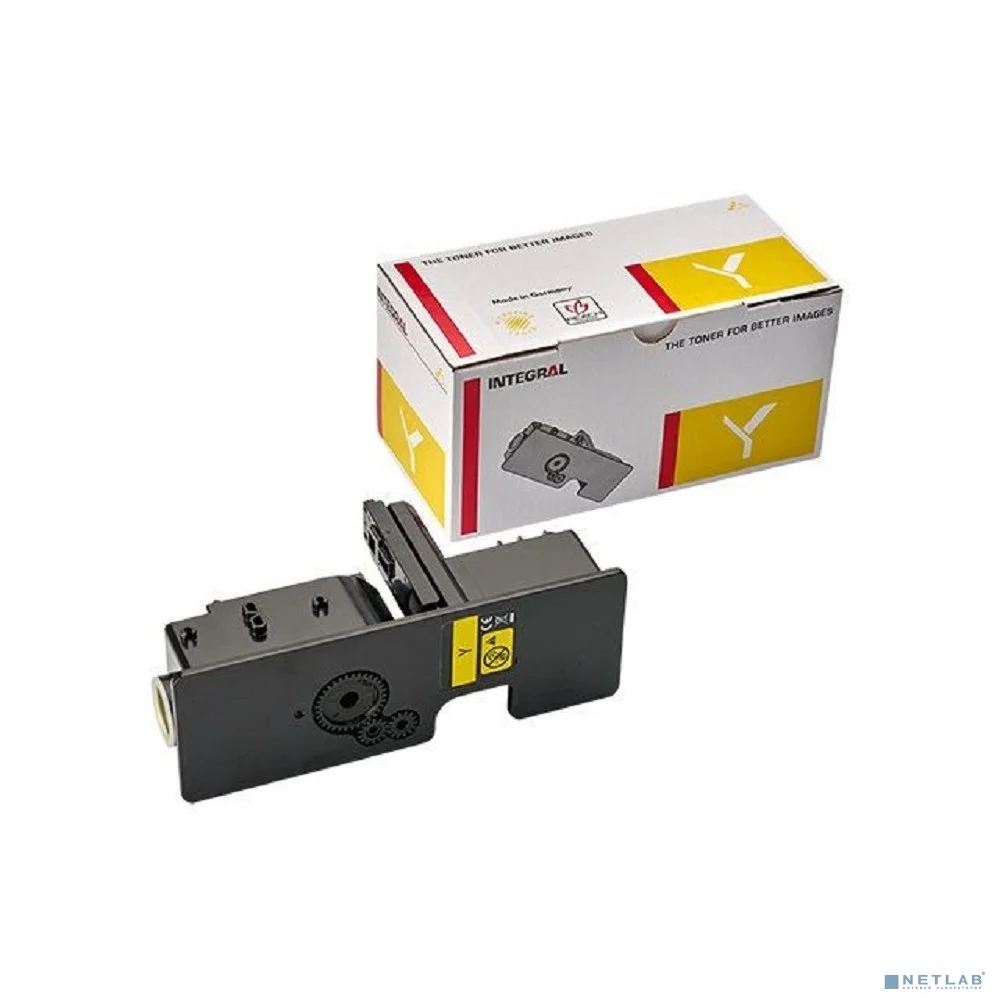 Тонер-картридж Integral TK-5240Y с чипом для KyoceraEcosys M5526cdn, M5526cdw, P5026cdn, P5026cdw желтый используется как TK 5240Y (Европейская версия) (с чипом). Ресурс 3,000 страниц. В коробке штук