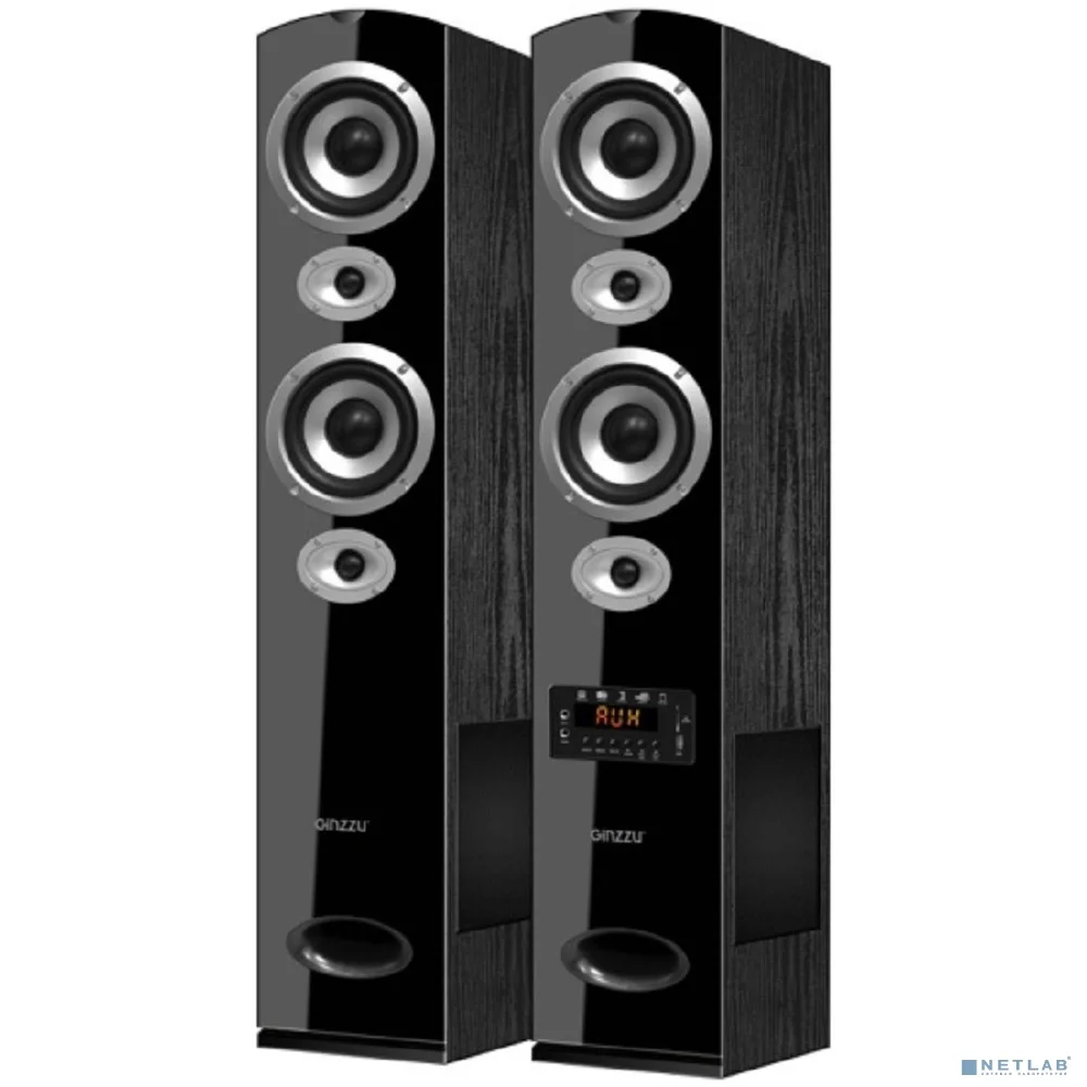 Повреждение упаковки Ginzzu GM-328, Акустическая система 2.0, 2x100W/BT/USB/SD/FM/AUX/ДУ