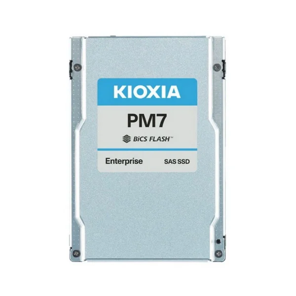 SSD накопитель KIOXIA Enterprise SSD 2,5"(SFF), PM7-V, 12800GB (12.8TB), SAS 24G (SAS-4, 22,5Gbit/s), R4200/W4100MB/s, IOPS(R4K) 720K/330K, MTTF 2,5M, 3DWPD/5Y (Mixed Use), TLC, 15mm (replace KPM61VUG12T8)