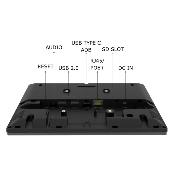 Система бронирования UtiClock 2 lite.Full HD экран, без фронтального led-индикатора, экран 10" FHD, Android 12, 1xLAN (POE), 2xUSB, 1xmicroUSB для ADB, Wi-Fi 802.11ac 2,4/5Ghz, Bluetooth, NFC, microSDHC, гарантия 1 год 3