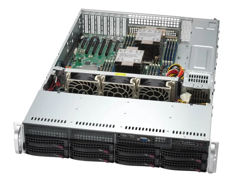 Сервер Supermicro SuperServer 2U 621P-TR / 2x4514Y/ 2x32Gb/ 1xPM893 480GB SATA/ 2x1200W/ SFT-DCMS-Single/1st config