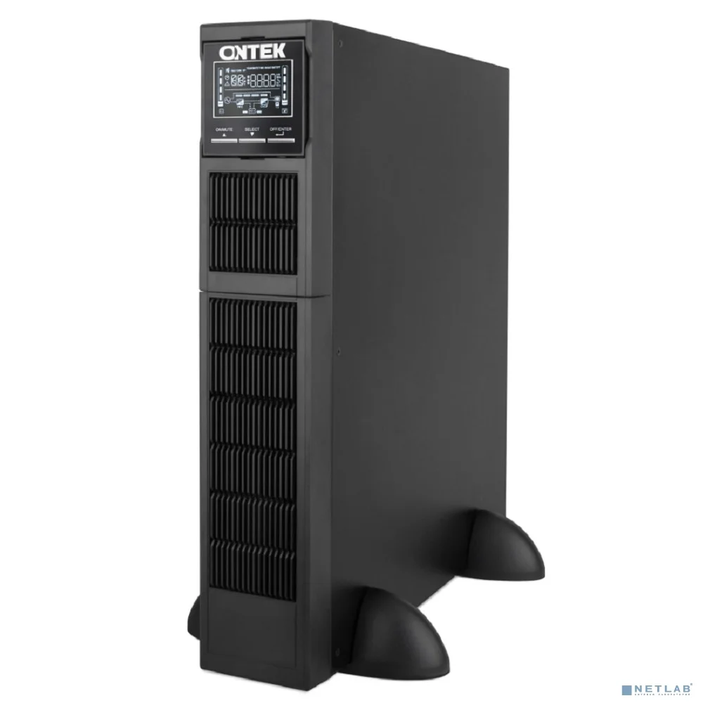 ИБП ONTEK SM RT 1, 1 кВА/1 кВт (PF=1) 2U с внутренними аккумуляторами 2х12В/9Ач {1000ВА/1000Вт,12В/9Ач * 2 шт.}