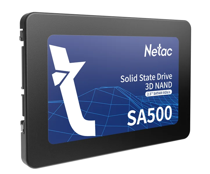 SSD накопитель Netac SSD SA500 240GB 2.5 SATAIII 3D NAND, R/W up to 520/450MB/s, TBW 120TB, 3y wty 4