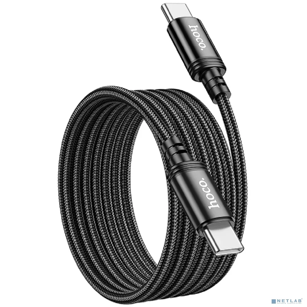 HOCO X89/ PD кабель Type-C-Type-C/ 2m/ 60W/ черный