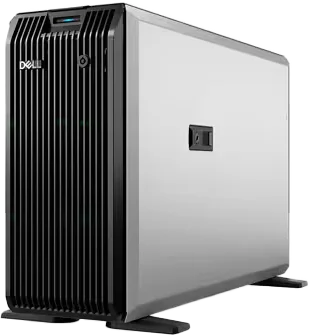 Сервер DELL PowerEdge T360 8LFF/E-2414/1x16GB UDIMM DDR5/ PERC H355/1x2TB SATA/Broadcom 5720/ IDRAC9 Basic/ 1x600W/1YWARR