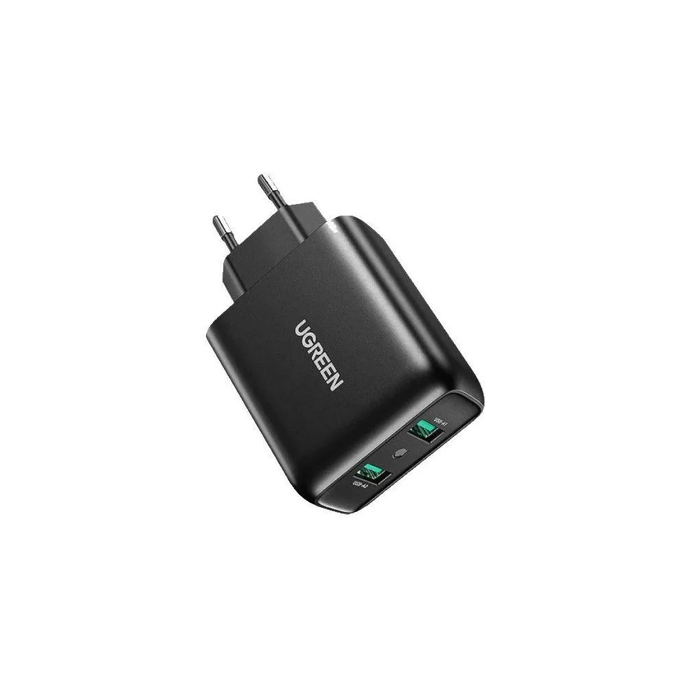 Зарядное устройство UGREEN CD161 (10216) USB-A QC 3.0 36W Fast Charger EU. Цвет: черный