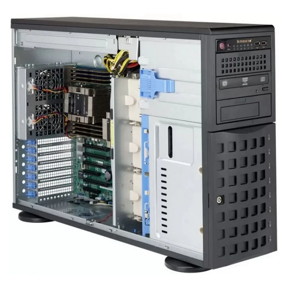 Supermicro SYS-7049P-TRT 4U Rackmountable / Tower Optional Rackmount Kit Optional Rackmount Kit X11DPi-NT "SATA3 (6Gbps)
