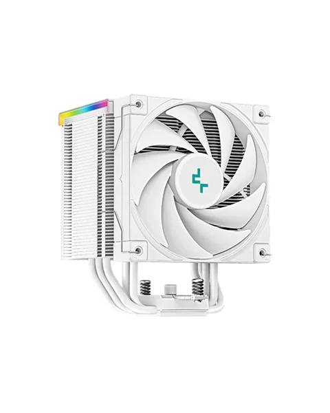 Кулер для процессора DEEPCOOL AK500 DIGITAL WH LGA20XX/1700/1200/115X/AM5/AM4 (9шт/кор, TDP 240W, PWM, Fan 120mm, 5 тепл. трубок, Copper Base, белый) RET (R-AK500-WHADMN-G)
