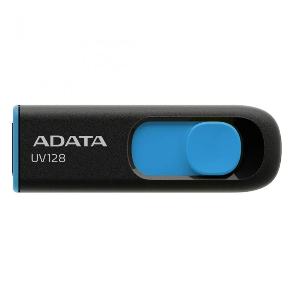 USB накопитель ADATA UV128 AUV128-32G-RBE USB 3.0, 32GB R35/W10, Blue, Retail (796641)