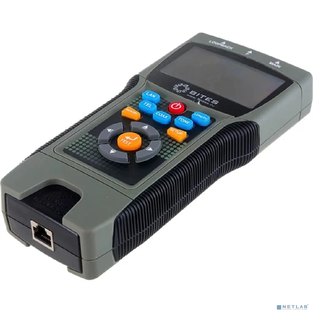 5bites LY-CT030 PRO Тестер кабеля EXPRESS многофункциональный для RJ11/12/45/BNC, TDR, LCD