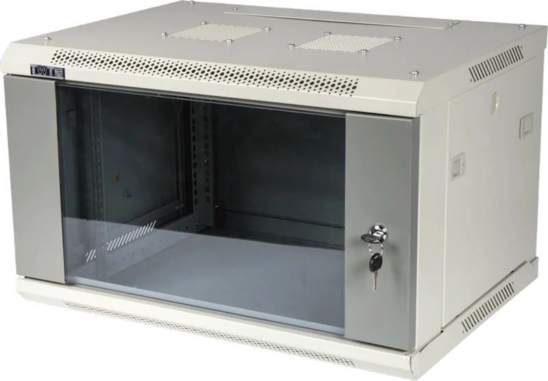 Шкаф Шкаф настенный серии Pro, 15U 600x600, стеклянная дверь