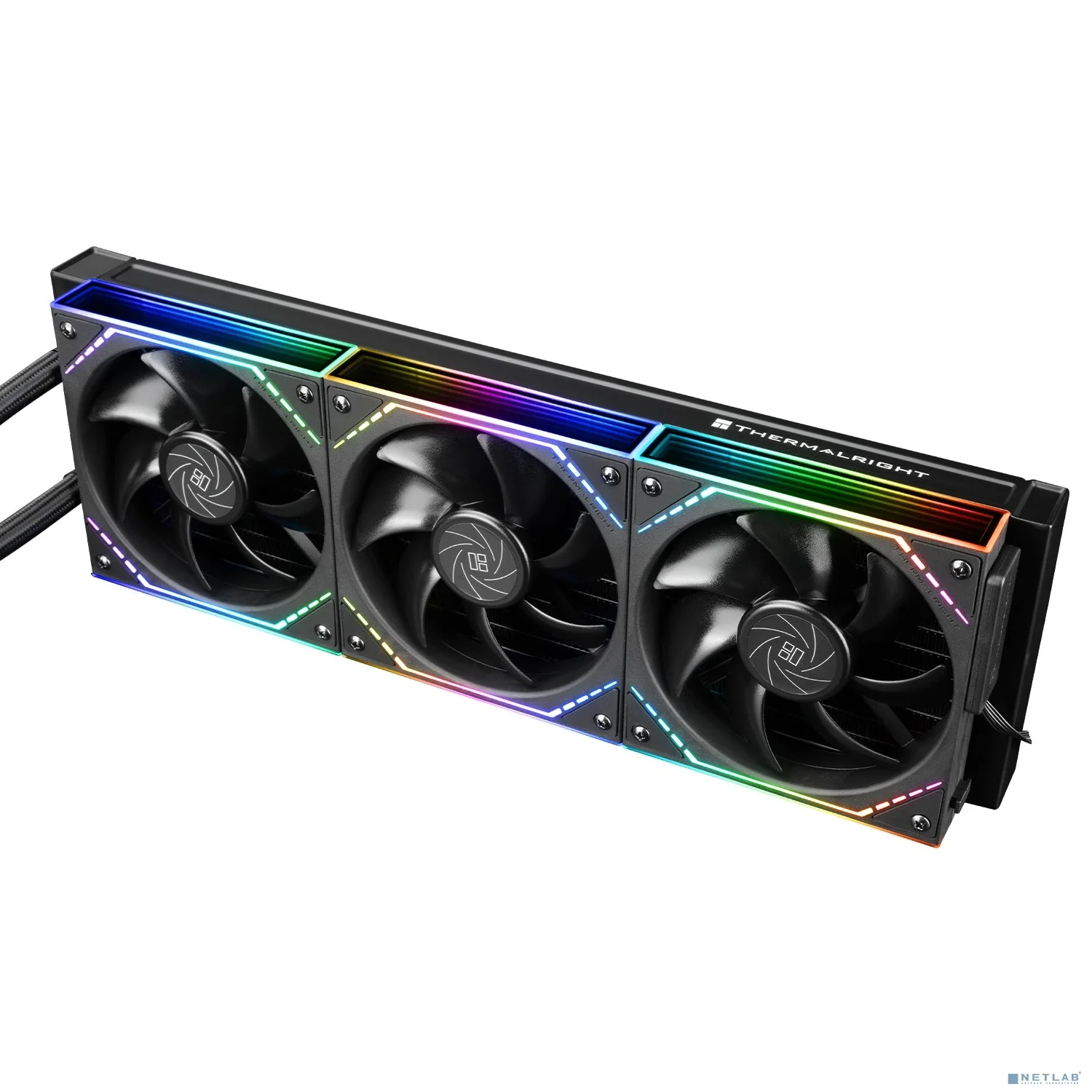 Thermalright Система водяного охлаждения Frozen Warframe SE 360 ARGB Black V2 / 3x120mm ARGB PWM Fans / TRFWSE360ABV2